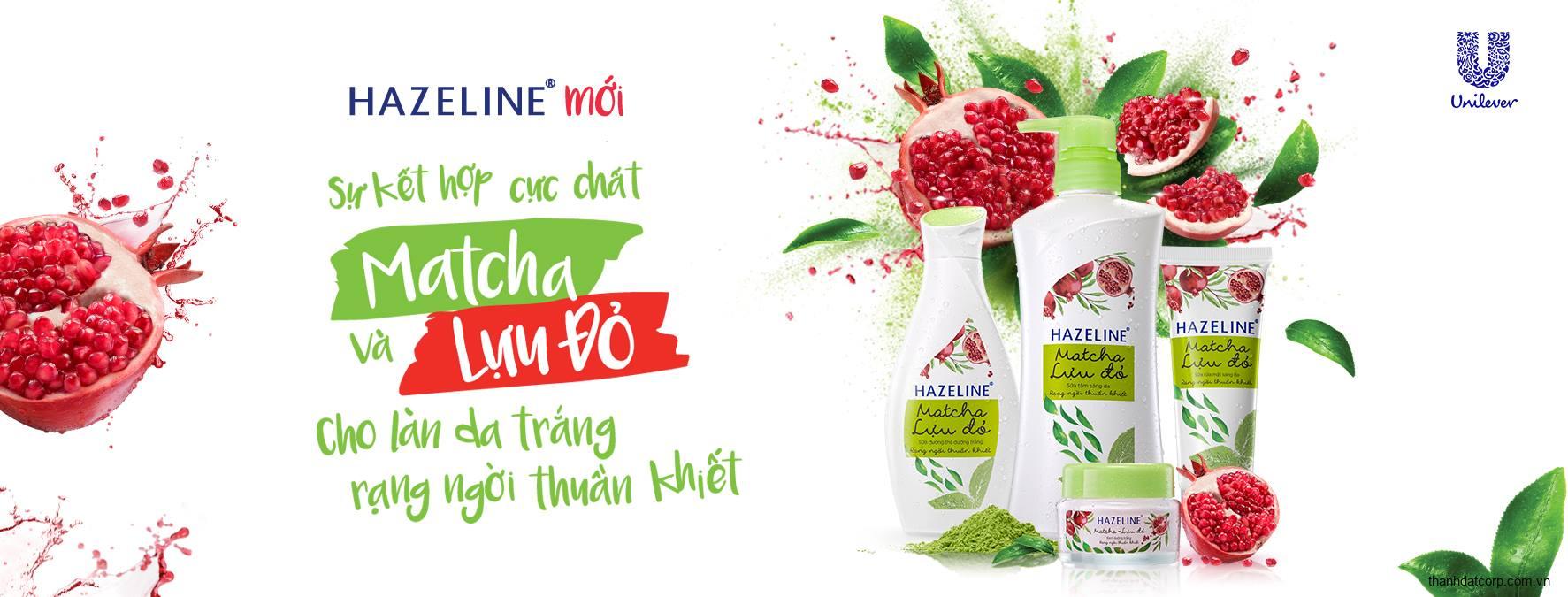 matcha va luu do hazeline