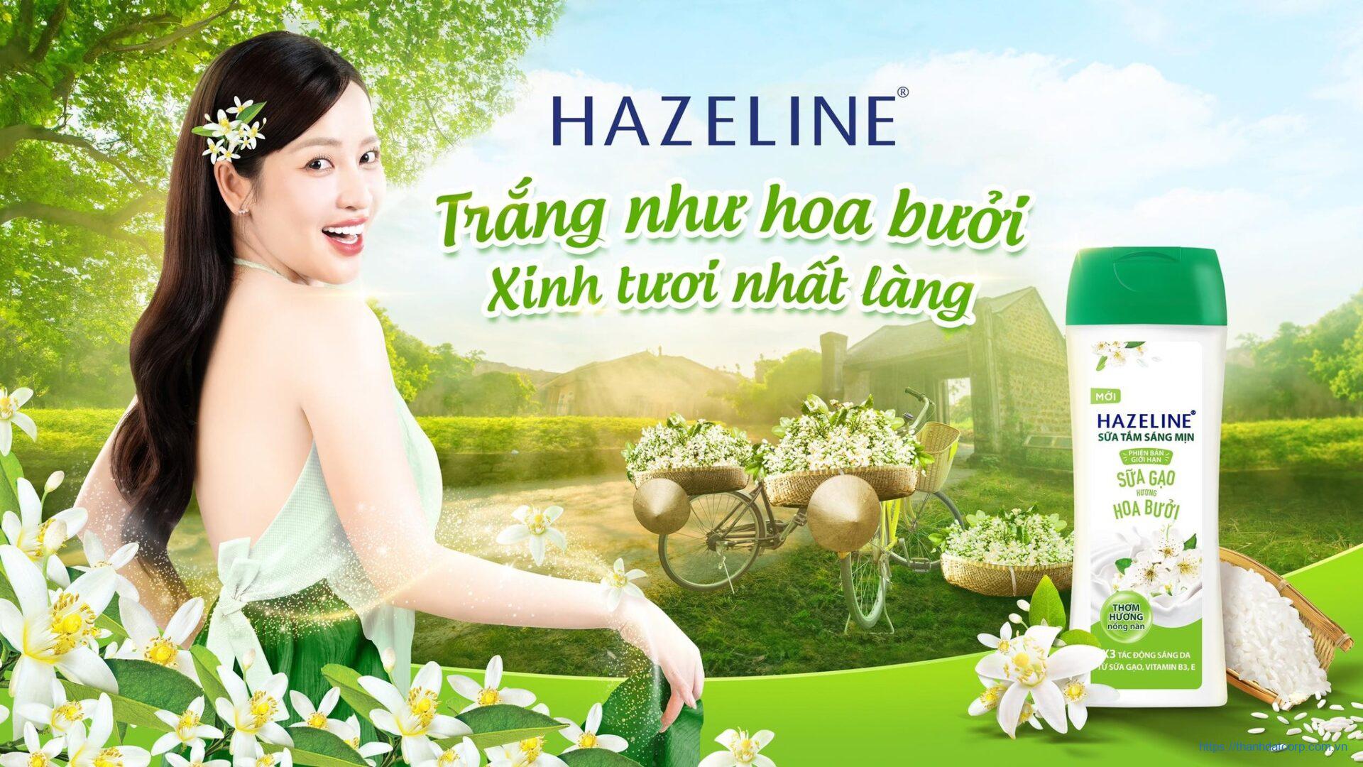 sua tam hoa gao hazeline